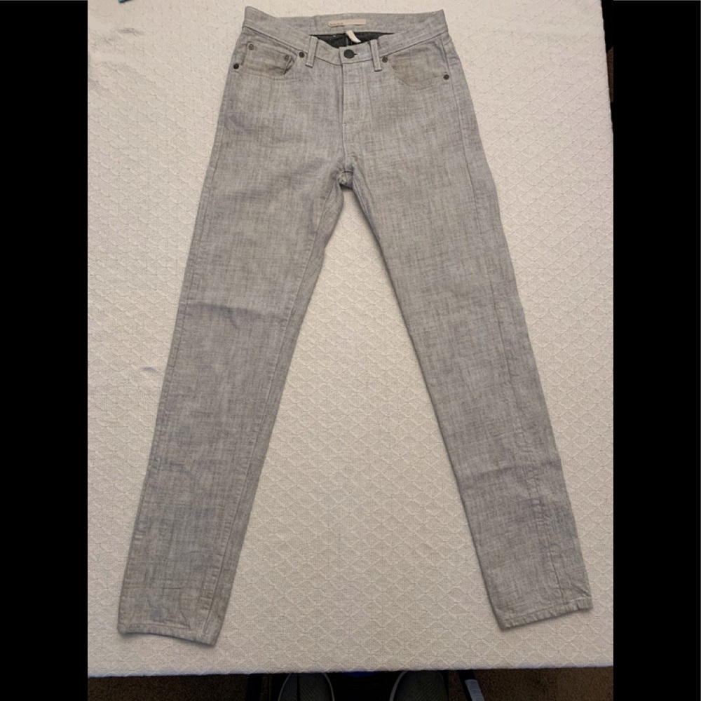 Life After Denim Womens Size 29 Inseam 31 Straight Leg Jeans Gray